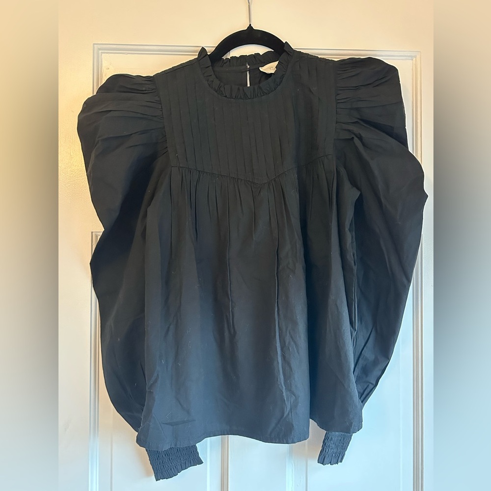 Cleobella Black Irina Blouse- NWOT
